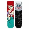 Disney Crew Socks For Adults - The Little Mermaid - Ariel & Ursula -Hats Sales 1a964c463862221