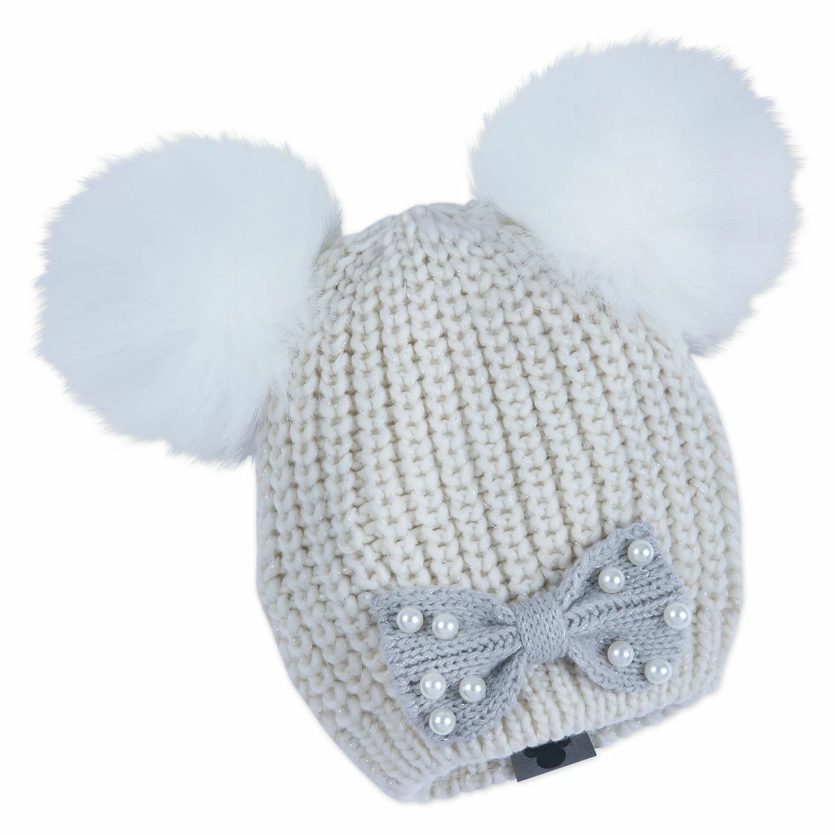 Disney Knit Beanie For Women - Minnie Mouse - White 3 Disney Knit Beanie For Women - Minnie Mouse - White