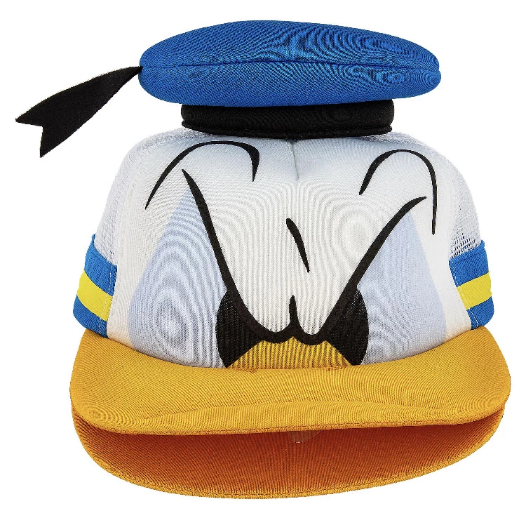Disney Baseball Cap - Donald Duck Novelty - Foam 3 Disney Baseball Cap - Donald Duck Novelty - Foam