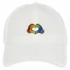 Disney Hat - Baseball Cap - Mickey Mouse Rainbow Heart -Hats Sales 1a964c4638628438