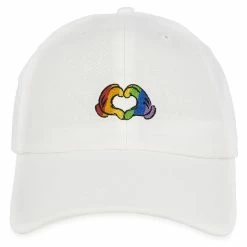Disney Hat - Baseball Cap - Mickey Mouse Rainbow Heart