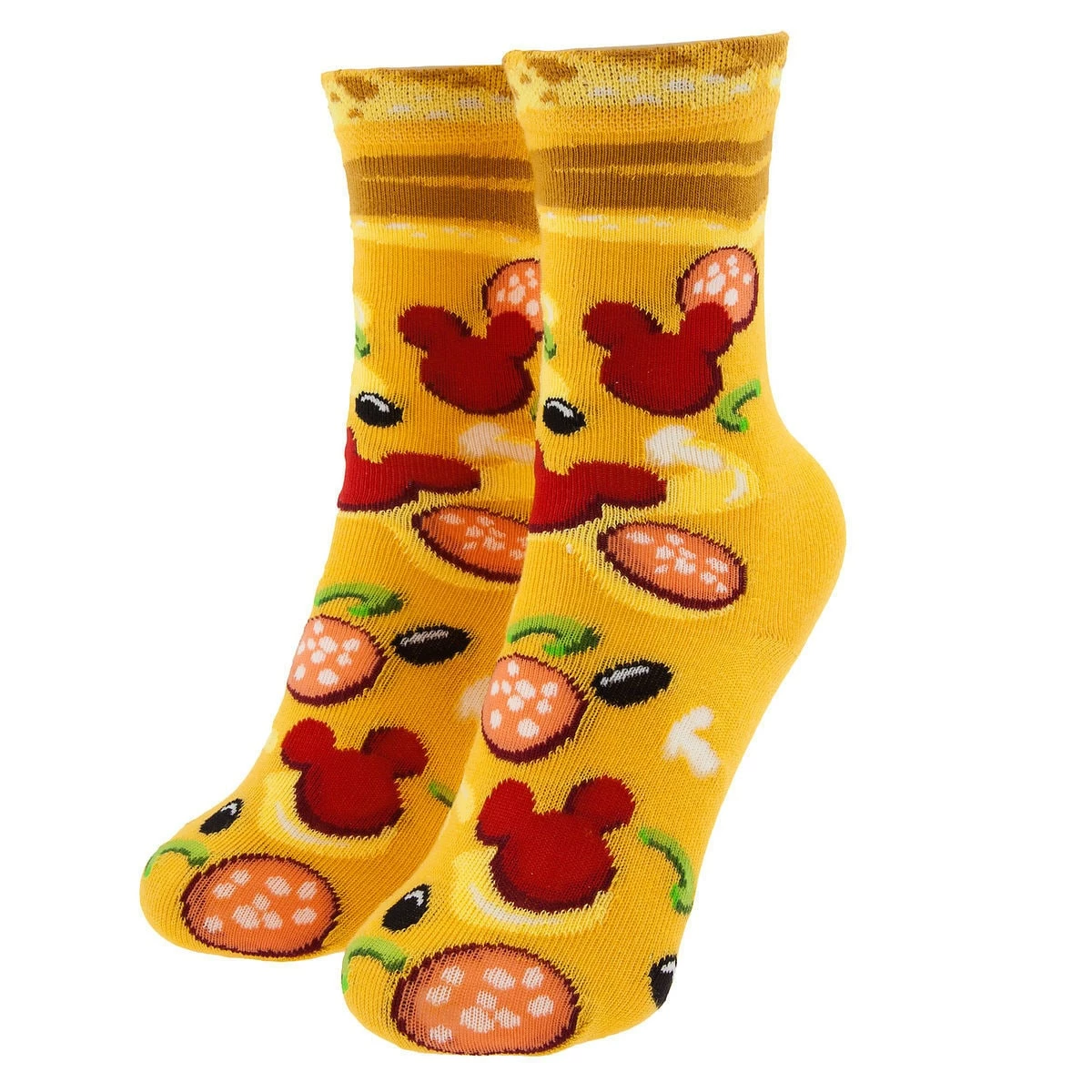 Disney Socks For Kids - Mickey Mouse Pizza 3 Disney Socks For Kids - Mickey Mouse Pizza