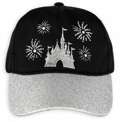 Disney Hat - Baseball Cap - Cinderella Castle With Fireworks