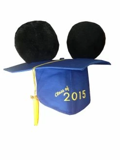 Disney Hat - Ears Graduation Cap - Class Of 2015 - Mortarboard