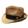Disney Hat - Fedora Hat - Mickey Mouse Band - Brown Wicker -Hats Sales 2015 07 01131416
