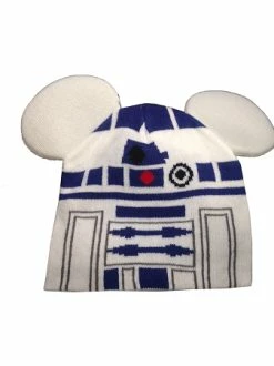 Disney Hat - Beanie Hat - R2-D2 With Mickey Ears - Youth