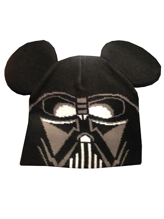 Disney Hat - Beanie Hat - Darth Vader With Mickey Ears - Youth 3 Disney Hat - Beanie Hat - Darth Vader With Mickey Ears - Youth