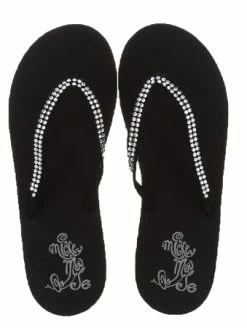 Disney Flip Flops For Women - Mickey Mouse Bling