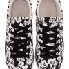 Disney Canvas Shoes For Women - Classic Mickey Mouse - Black Laces