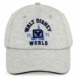 Disney Hat - Baseball Cap - Walt Disney World 1971 Jersey - Gray