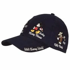 Disney Hat - Baseball Cap - Mickey Mouse Thru The Years - Navy