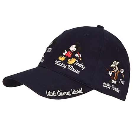 Disney Hat - Baseball Cap - Mickey Mouse Thru The Years - Navy 3 Disney Hat - Baseball Cap - Mickey Mouse Thru The Years - Navy