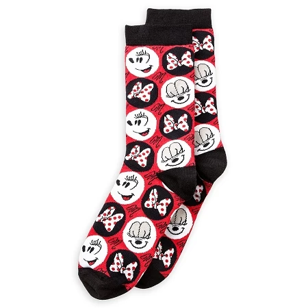 Disney Socks For Women - Minnie Mouse Smiles And Bows 3 Disney Socks For Women - Minnie Mouse Smiles And Bows