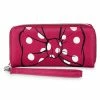 Disney Wallet - Minnie Mouse Bow Wristlet Wallet - Pink -Hats Sales 6yby1d251