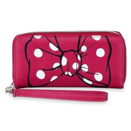 Disney Wallet - Minnie Mouse Bow Wristlet Wallet - Pink 3 Disney Wallet - Minnie Mouse Bow Wristlet Wallet - Pink