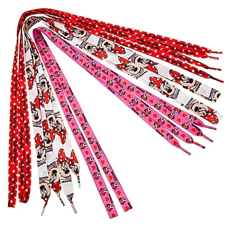 Disney Shoelaces - Minnie Mouse-- 3-Pack 3 Disney Shoelaces - Minnie Mouse-- 3-Pack