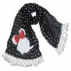Disney Scarf - Minnie Mouse With Bows - Black 1 Disney Scarf - Minnie Mouse With Bows - Black -Hats Sales 7501055890707