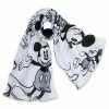 Disney Scarf - Mickey Mouse Classic - Black And White -Hats Sales 7501055890711