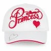Disney Baseball Hat For Girls - Disney Princess Logo Cap - White -Hats Sales 7507055890188