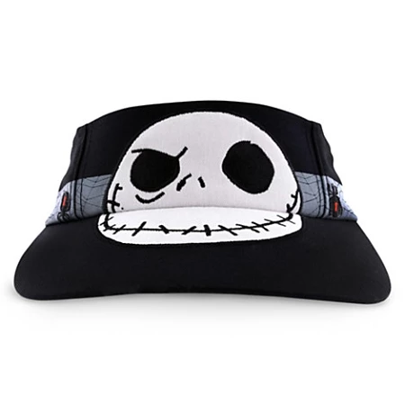 Disney Sun Visor Hat - Jack Skellington Visor For Men 3 Disney Sun Visor Hat - Jack Skellington Visor For Men
