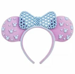 Disney Ears Headband - Minnie Beaded - Pink & Blue