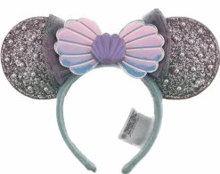 Disney Ears Headband - Ariel - Pearls And Seashell