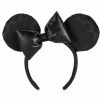 Disney Ears Headband - Minnie Mouse - Black On Black 2 Disney Ears Headband - Minnie Mouse - Black On Black -Hats Sales bf947