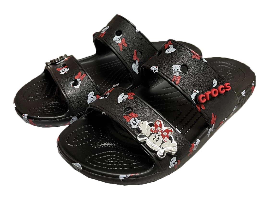 Disney Crocs For Adults - Minnie Mouse - Black 3 Disney Crocs For Adults - Minnie Mouse - Black