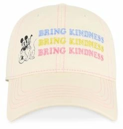 Disney Hat - Baseball Cap - Mickey & Pluto - Bring Kindness
