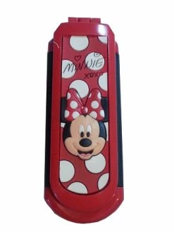 Disney Folding Hairbrush - Minnie Mouse - Signature