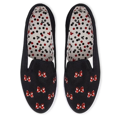 Disney Slip On Shoes - Minnie Mouse Bows - Canvas 3 Disney Slip On Shoes - Minnie Mouse Bows - Canvas