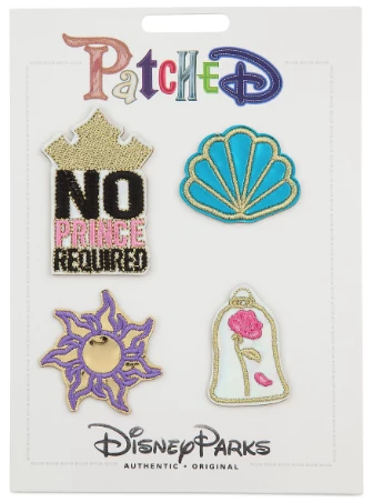 Disney Iron On Patch Set - Patched - Disney Princess 3 Disney Iron On Patch Set - Patched - Disney Princess