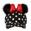 Disney Hat - Baseball Cap - Minnie Mouse Polka Dot Pom Pom - Black 1 Disney Hat - Baseball Cap - Minnie Mouse Polka Dot Pom Pom - Black -Hats Sales dc18h72962968