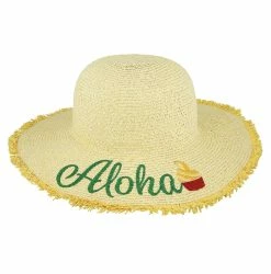 Disney Straw Hat For Women - Dole Whip - Aloha