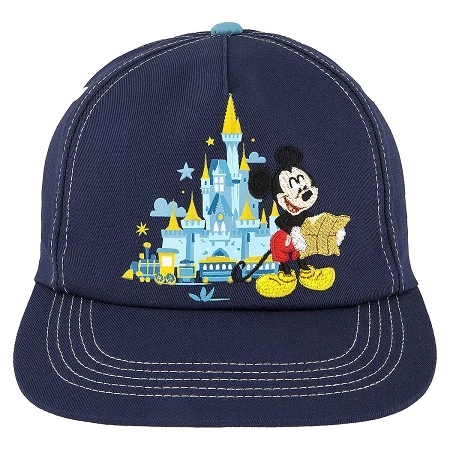 Disney Baseball Cap - Passport Mickey Mouse With Castle - Youth 3 Disney Baseball Cap - Passport Mickey Mouse With Castle - Youth