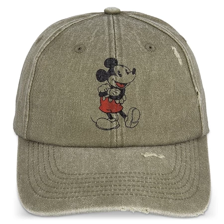 Disney Hat - Baseball Cap - Classic Mickey Mouse - Distressed 3 Disney Hat - Baseball Cap - Classic Mickey Mouse - Distressed
