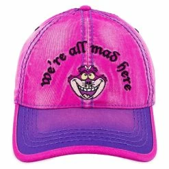 Disney Hat - Baseball Cap - Cheshire Cat - We're All Mad Here