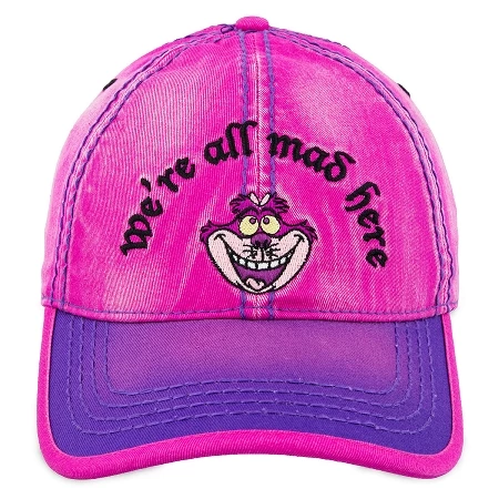 Disney Hat - Baseball Cap - Cheshire Cat - We're All Mad Here 3 Disney Hat - Baseball Cap - Cheshire Cat - We're All Mad Here