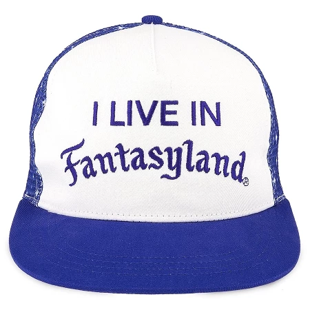 Disney Hat - Baseball Cap - I Live In Fantasyland 3 Disney Hat - Baseball Cap - I Live In Fantasyland
