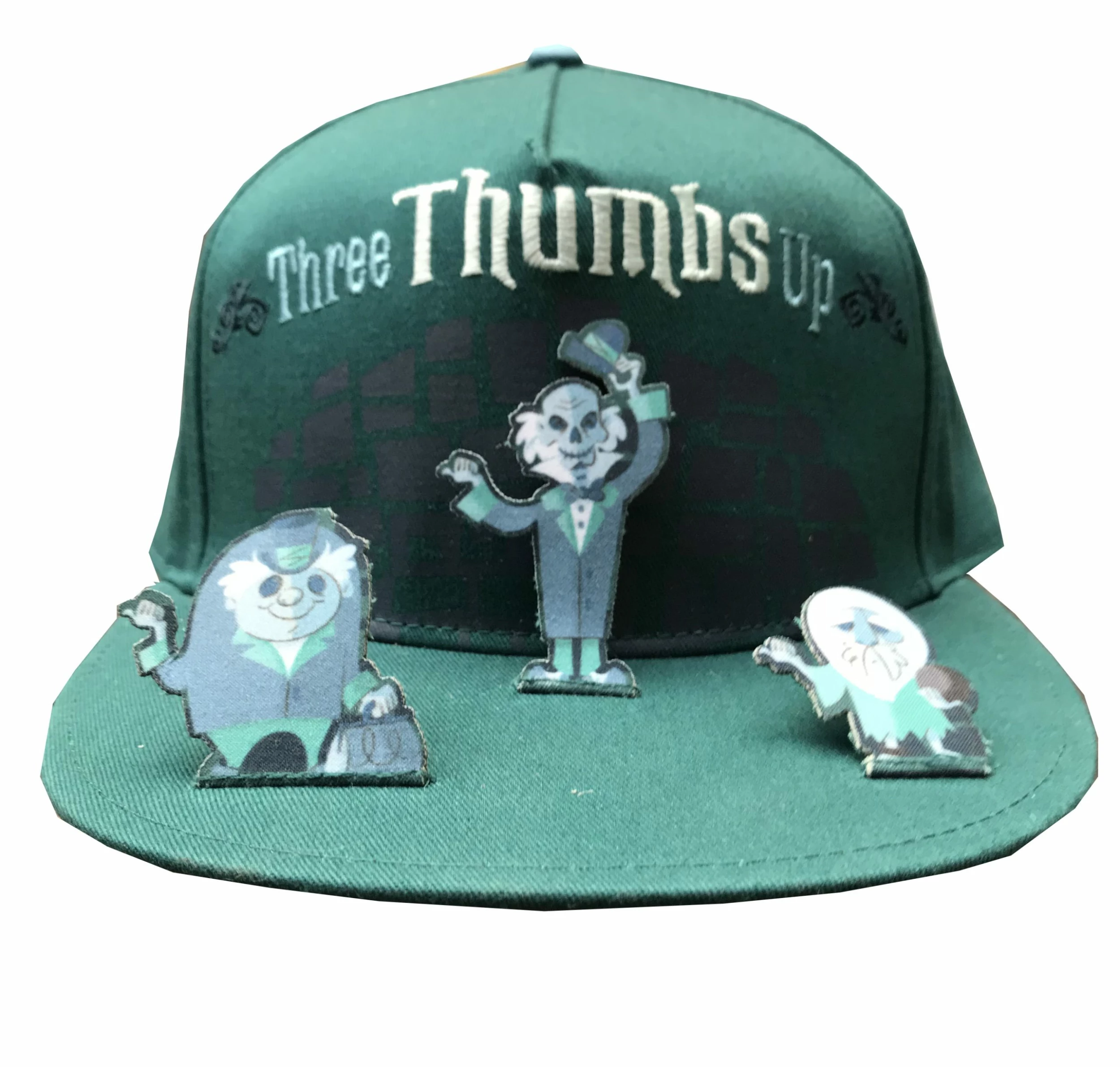 Disney Hat - Baseball Cap - The Haunted Mansion - Three Thumbs Up 3 Disney Hat - Baseball Cap - The Haunted Mansion - Three Thumbs Up