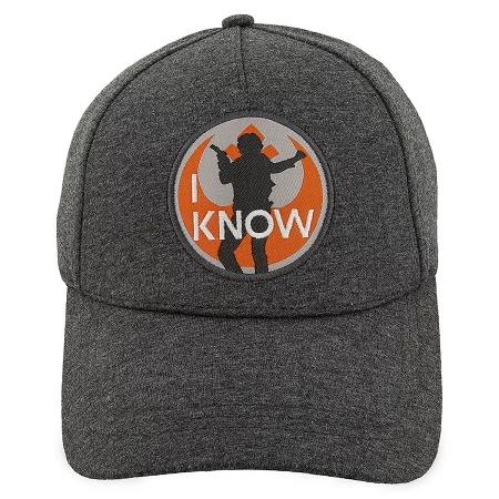 Disney Hat - Baseball Cap - Han Solo - I Know 3 Disney Hat - Baseball Cap - Han Solo - I Know