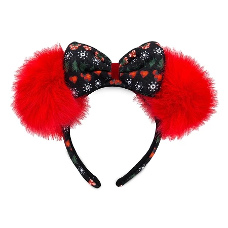 Disney Ears Headband Hat - Holiday Minnie Mouse Pom Pom Ears 3 Disney Ears Headband Hat - Holiday Minnie Mouse Pom Pom Ears