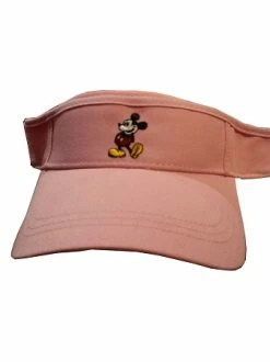 Disney Sun Visor Hat - Mickey Mouse Standing - Pink