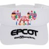 Disney Sun Visor Hat - Epcot - Mickey Flags -Hats Sales img 0191