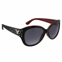Disney Sunglasses - Mickey Mouse Icons With Jewels - Maroon And Black
