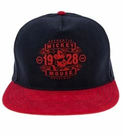 Disney Hat - Baseball Cap - Mickey Mouse 1928 - Red & Black