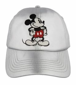 Disney Hat - Baseball Cap - Mickey Bling - Silver