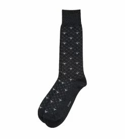 Disney Dress Socks For Men - Mickey Mouse Icons - Black