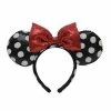 Disney Ears Headband Hat - Minnie Mouse Polka Dot - Black And White -Hats Sales img 8495copy