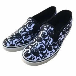 Disney Slip On Shoes - Classic Mickey Mouse Faces